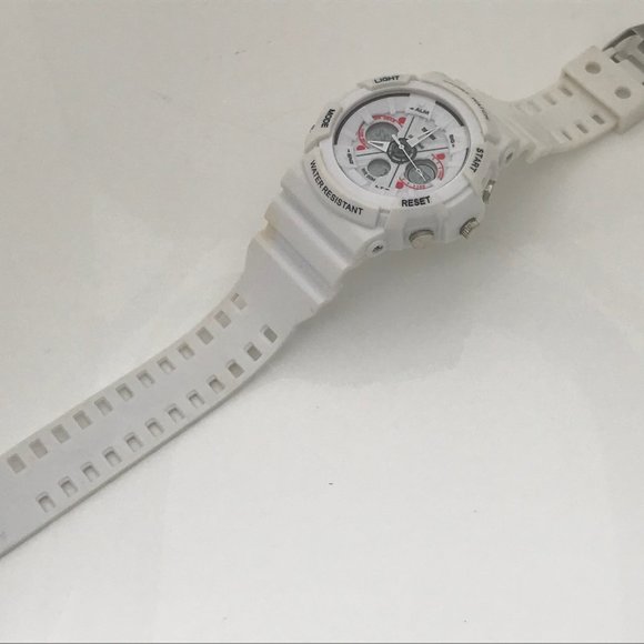 SKMEI Men Watch Dual Time White Sport Multi Functi - Picture 4 of 11